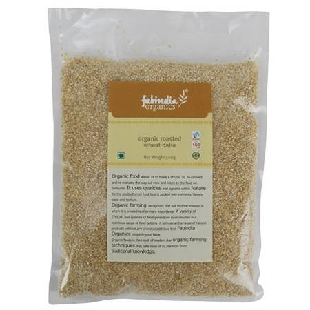 INDIA ABUNDANCE : Fabindia Organics Roasted Wheat Dalia Grain