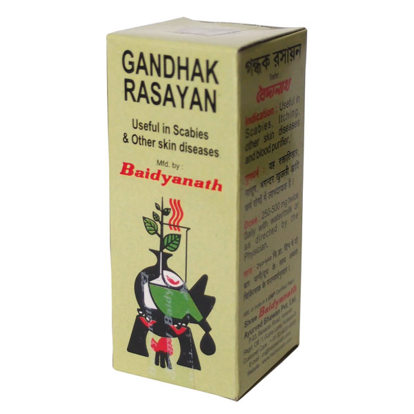INDIA ABUNDANCE : Baidyanath Gandhak Rasayan 10gm