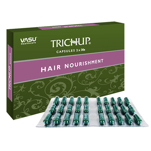 Trichup Capsules | Vasu Healthcare | Ayurvedic formula for Hair Loss