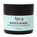 Ayca White Clay Mask (Frankincense & Sandalwood)